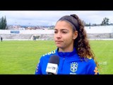 Seleção Feminina Sub-20: Angelina projeta jogo contra a Venezuela pela fase final do Sul-Americano
