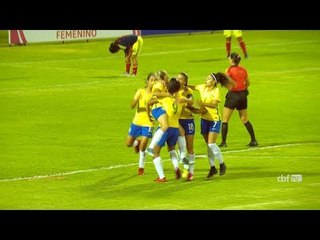 Seleção Feminina Sub-20: confira os gols da vitória por 4 a 0 sobre a Colômbia no Sul-Americano