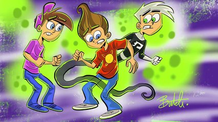 Jimmy Timmy Power Hour 4: BIGGEST NICKTOONS CROSSOVER (SpongeBob, Avatar, Danny Phantom)