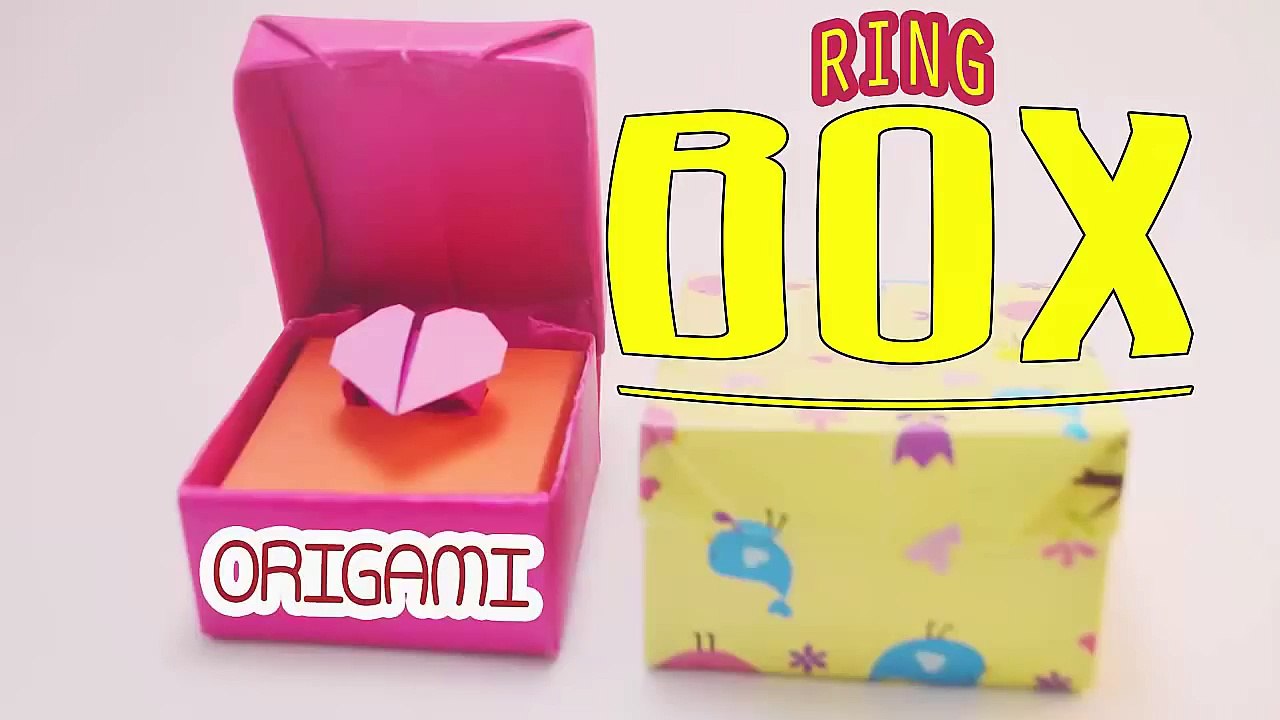 Valentines day Origami ring box Tutorial