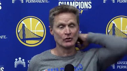 Warriors Talk: Steve Kerr - 1/29/18