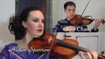 Bach Double Violin Concerto in D Minor  Alison Sparrow & Ben Chan