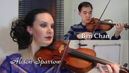 Bach Double Violin Concerto in D Minor  Alison Sparrow & Ben Chan