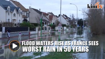 Cities flooded as worst rain in 50 years hits France