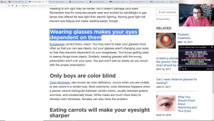 TKC Check| Do Glasses Ruin Your Eyesight? by SciShow