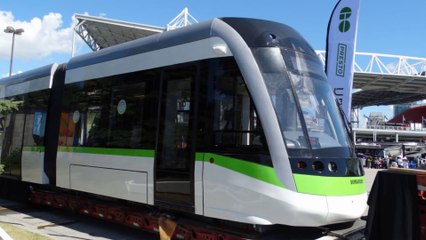 Bombardier Flexity Freedom Mock-Up at 2016 Honda Indy Toronto