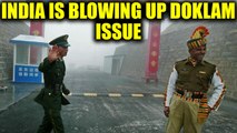 India is blowing up Doklam issue says China's foreign ministry spokesperson | Oneindia News