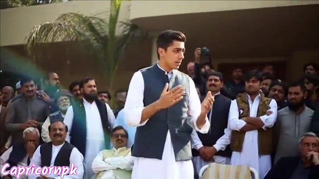 jahangir tareen son ali tareen 1st speech on political actvity