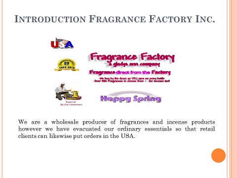Wholesale Supplier of Fragrance Oils and Incense Products USA