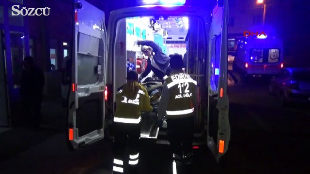 Kaçakları taşıyan ticari taksi devrildi