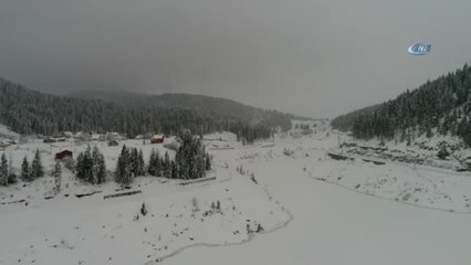 Donan Gölet Havadan Görüntülendi