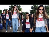 Deepika Padukone And Sister Anisha Spotted In Matching Outfits At The Airport | Bollywood Buzz