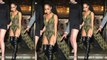 Nicole Scherzinger Exposed Midriff & Sideboob In Catsuit