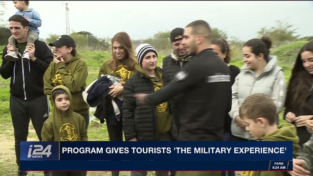 i24NEWS DESK | Program gives tourists 'the military experience' | Tuesday, January 30th 2018