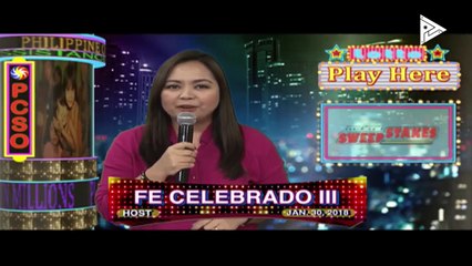 PCSO 4 PM Lotto Draw, January 30, 2018