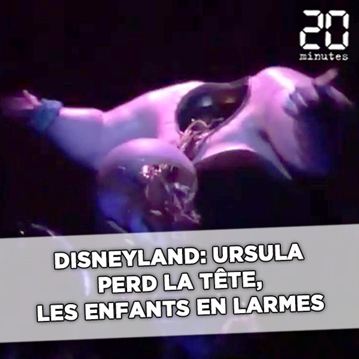 Disneyland: Le robot Ursula perd sa tête, les enfants terminent l'attraction en larmes