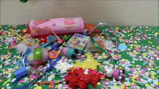 AUTENTICA piñata PEPPA PIG llena de regalos y huevo sorpresa peppa pig
