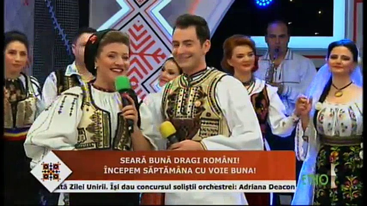 Claudia Olariu si Ionut Robert Pumnea - Dor si dragoste, adunate-n inimioara (Seara buna, dragi romani! - ETNO TV - 22.01.2018)