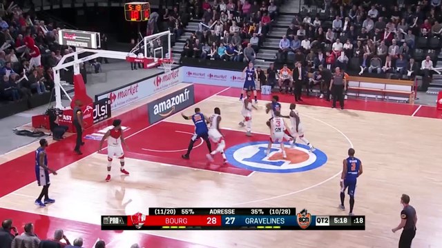 Pro A - J18 : Bourg-en-Bresse vs Gravelines-Dunkerque