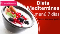 Dieta Mediterránea para Adelgazar 5 kilos (menú dieta)