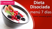 Dieta Disociada para Adelgazar 5 kilos (menú dieta)