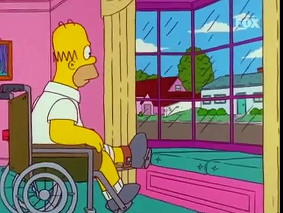 Los Simpsons - Barney - Sra. Simpson puede salir Homer a jugar?