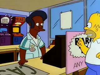 Los Simpson - Apu - Acepte dos kilos de gambas congeladas