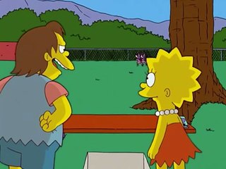 Los Simpson - Nelson - Quien jaja ultimo jaja mejor