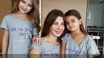 لحظات سعيدة تقضيها Nancy Ajram مع ابنتيها إيلا وميلا
