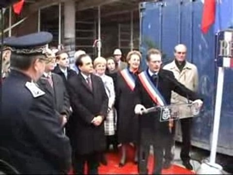 La Garenne-Colombes : première pierre du commissariat