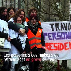 "Usés", "À bout", le personnel des maisons de retraite manifeste