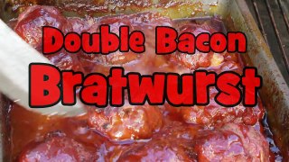 Double Bacon Brats recipe