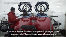 L'acteur Javier Bardem explore les fonds marins de l'Antarctique