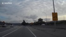 Driver flies off San Francisco highway in horror crash