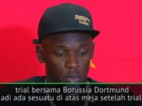 Usain Bolt Tak Sabar Jalani Trial di Dortmund Maret Nanti