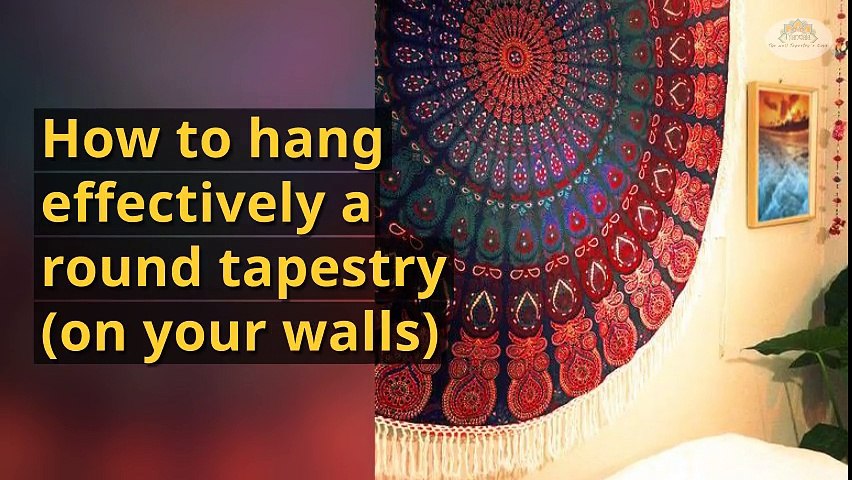 Wall Hanging How To Put Up A Tapestry In A Dorm Room Fabric On