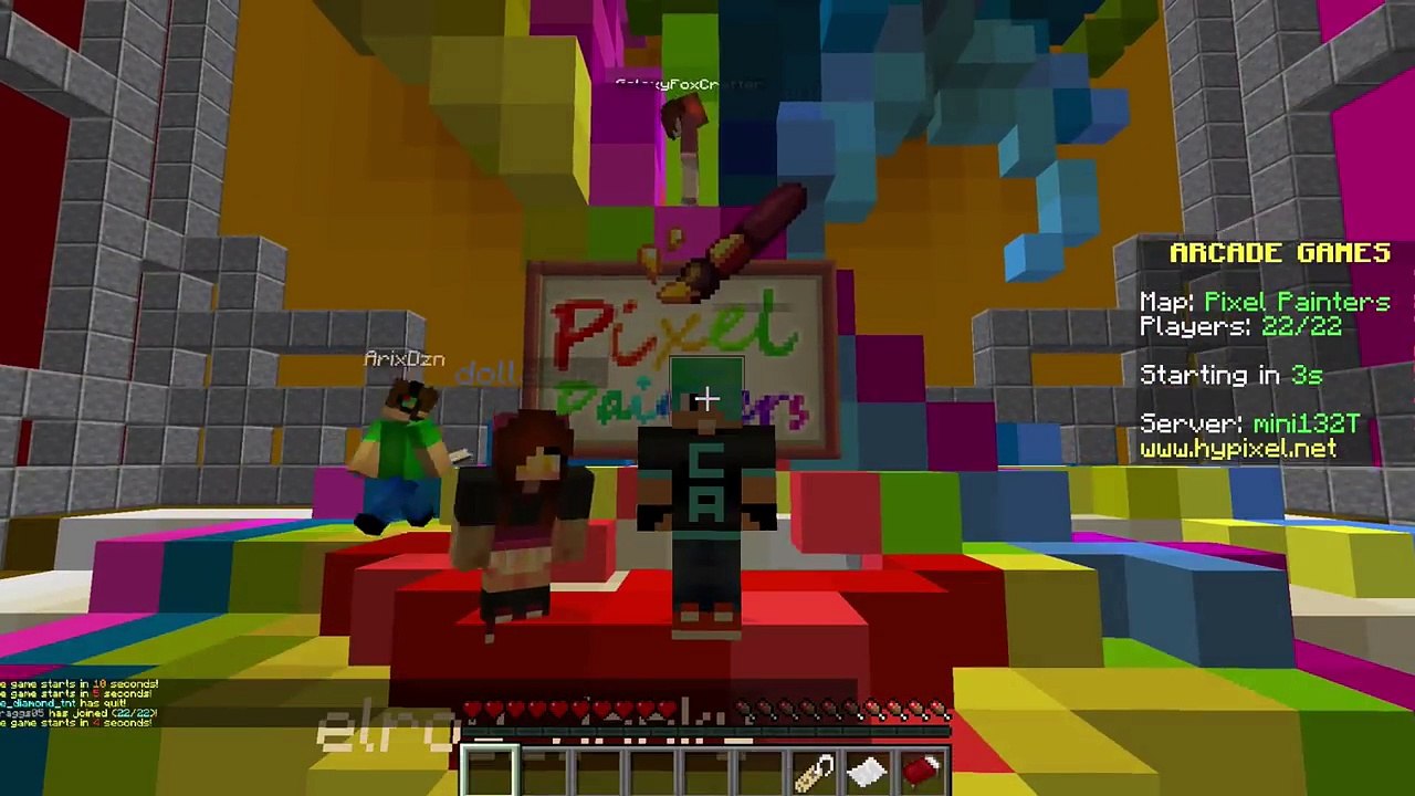 Minecraft / Food Pixel Painters / Dollastic Plays