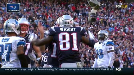 Télécharger la video: 2014 - New England Patriots quarterback Tom Brady throws 8-yard TD pass to tight end Tim Wright