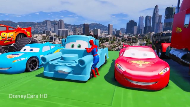 Abc Song Lightning McQueen - Disney Cars for Kids Mack Truck Tow Mater Nursery Rhymes