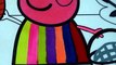 Peppa Pig and Family and Friends Compilation Coloring Pages Peppa Pig Balloons Fun Art to Learn