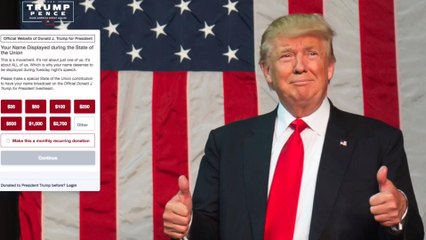 Trump Supporters Can Have Names Flashed Across Screen During State of the Union