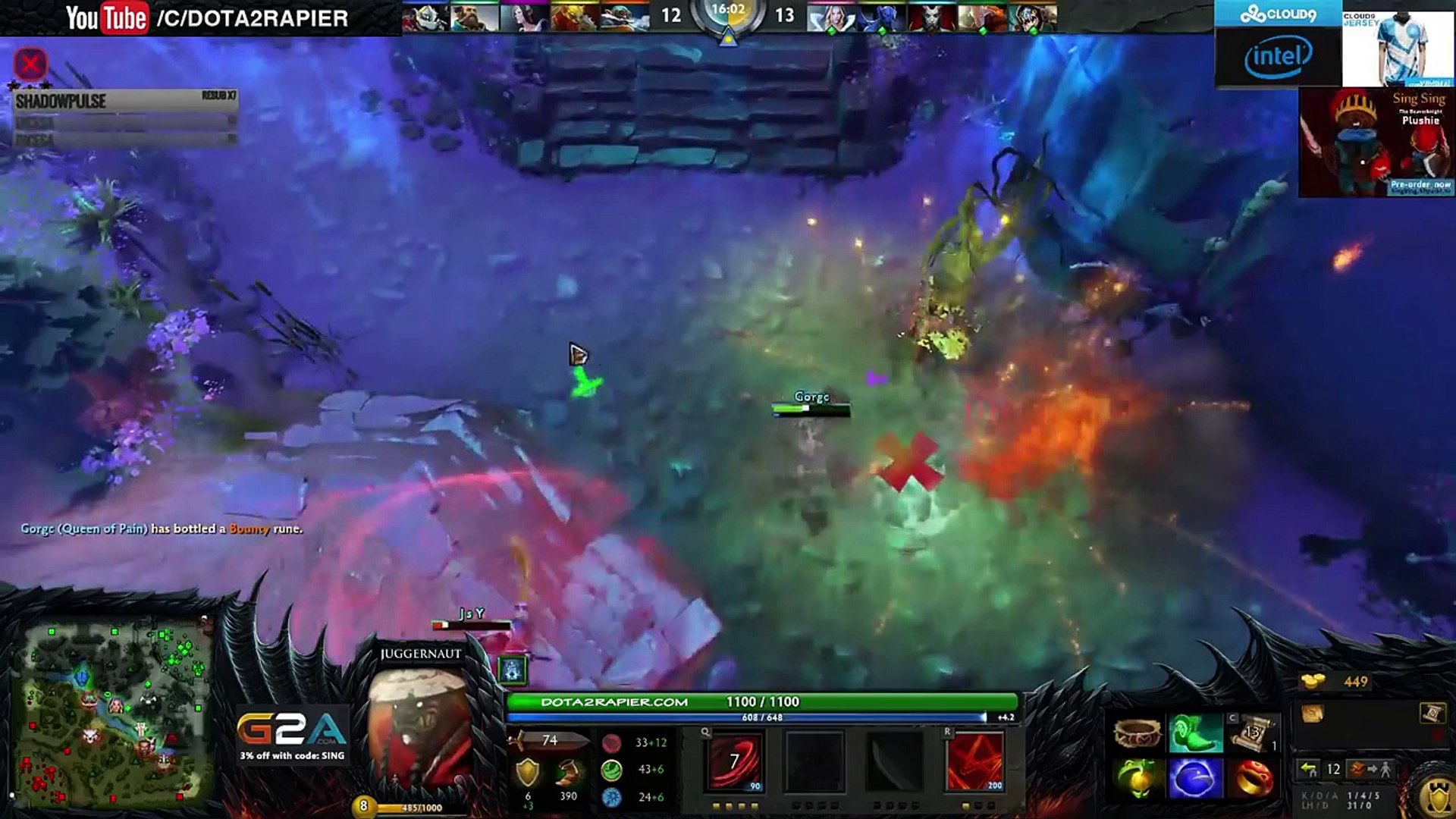 Singsing Dota 2 Juggernaut Radiance Aether Lens New Meta