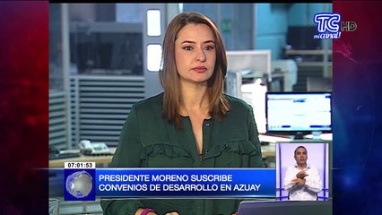 Presidente Moreno suscribe convenios de desarrollo en Azuay