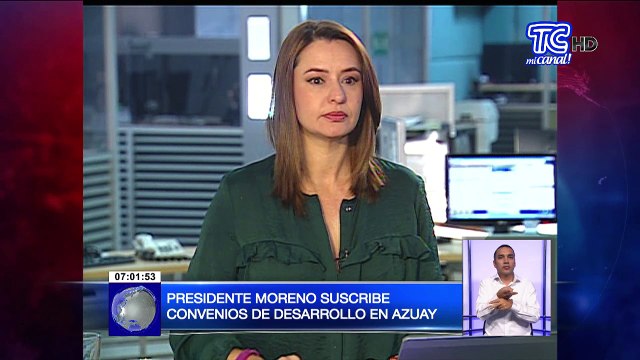 Presidente Moreno suscribe convenios de desarrollo en Azuay