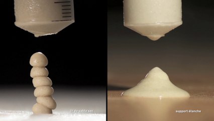 Tour de gouttes de sable