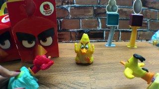 Mcdonalds toys 2016 ANGRY BIRDS happy meal unboxing - whole set collection! Flying Red