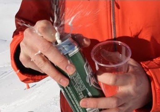 Irish Guys Make Best Attempt to Carry Pints Down a Ski Slope