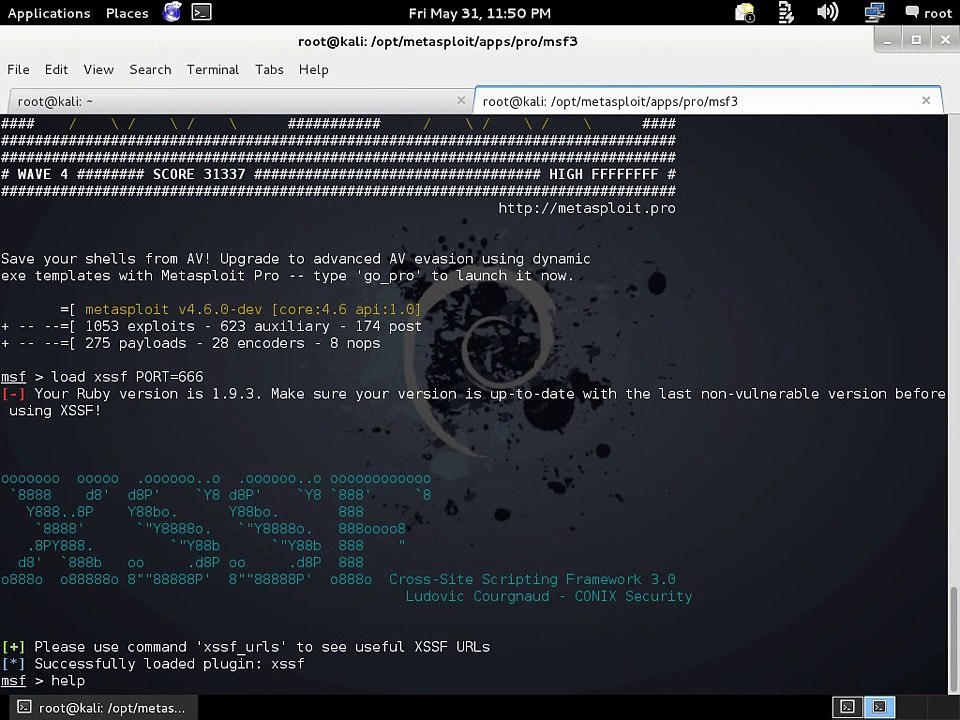 xssf metasploit plugin