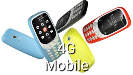 3310 NOKIA 4G MOBILE