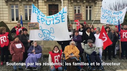 Greve du personnel soignant des Ehpad a Montbron